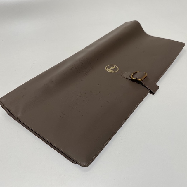 DOCUMENT WALLET, Funeral Folder Brown